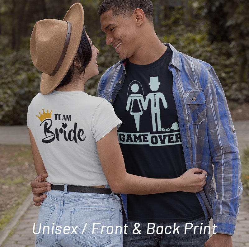 Custom t-Shirt for Adults Double Sided Print