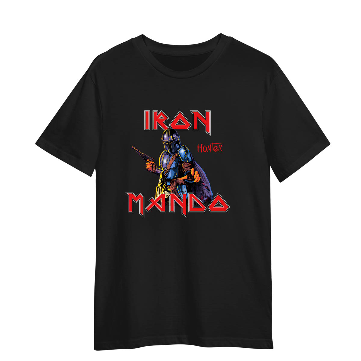 Iron Mando Hunter Tee Mandalorian Funny Unisex T-Shirt