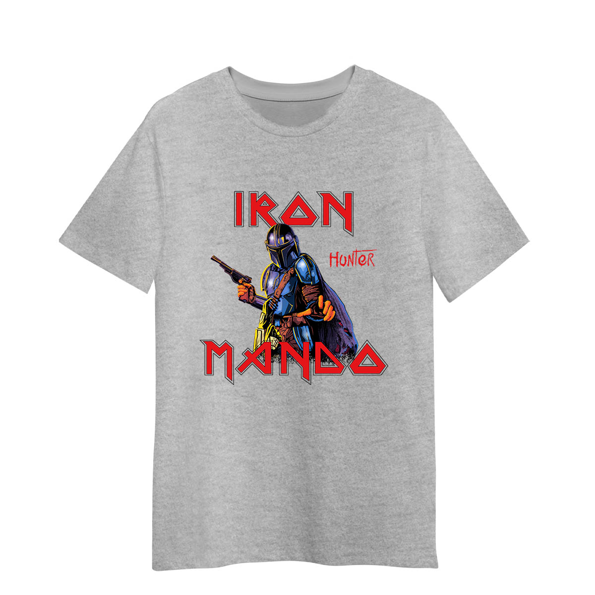 Iron Mando Hunter Tee Mandalorian Funny Unisex T-Shirt