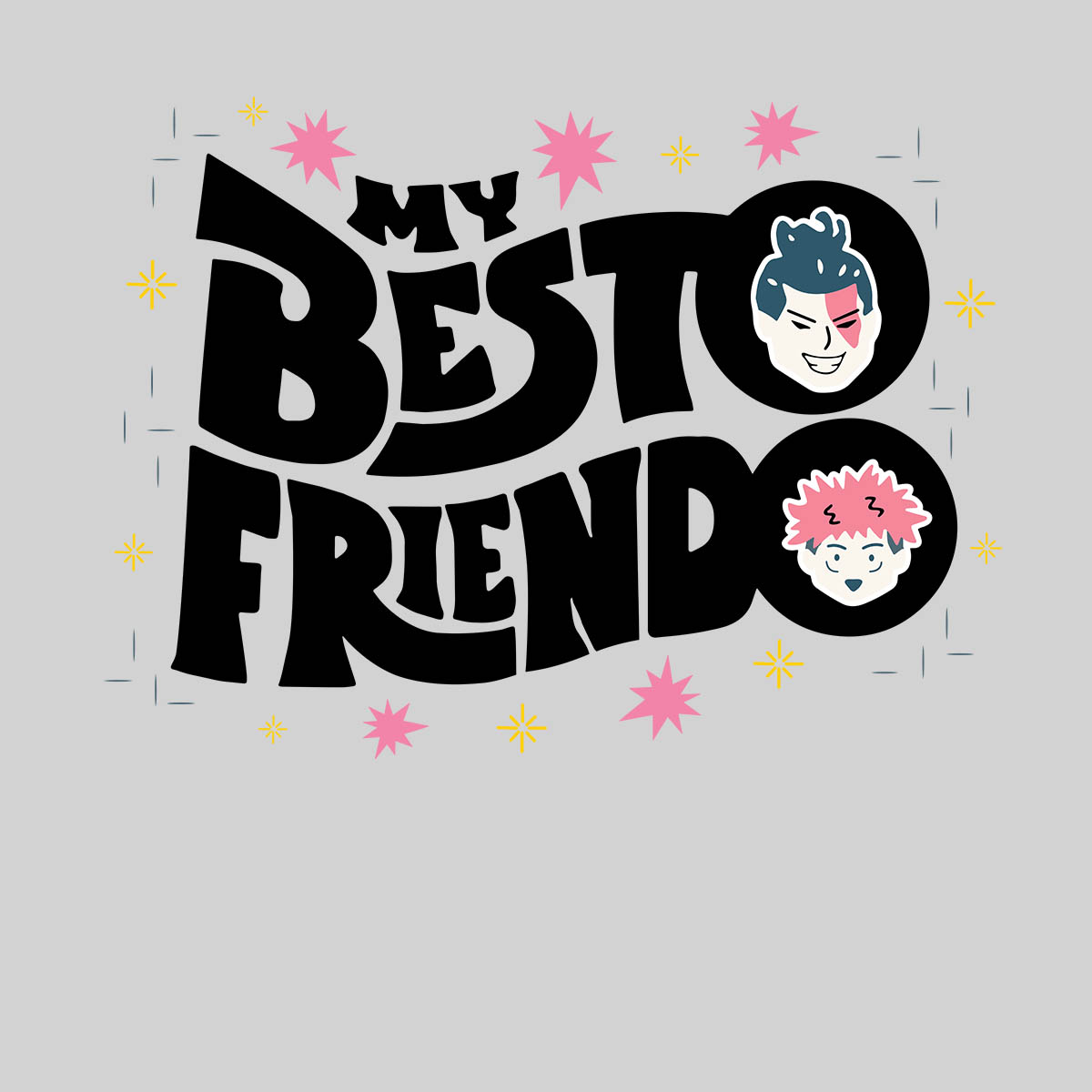 My Besto Friendo Jujutsu Kaisen Todo Aoi Anime T-shirt for Kids