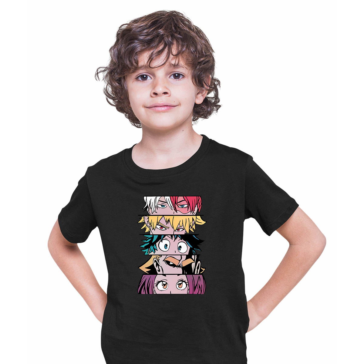 My Hero Academia Characters Anime Manga T-shirt for Kids