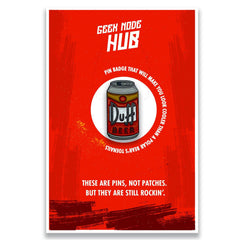 Duff Beer Enamel Pin Badge - Kuzi Tees