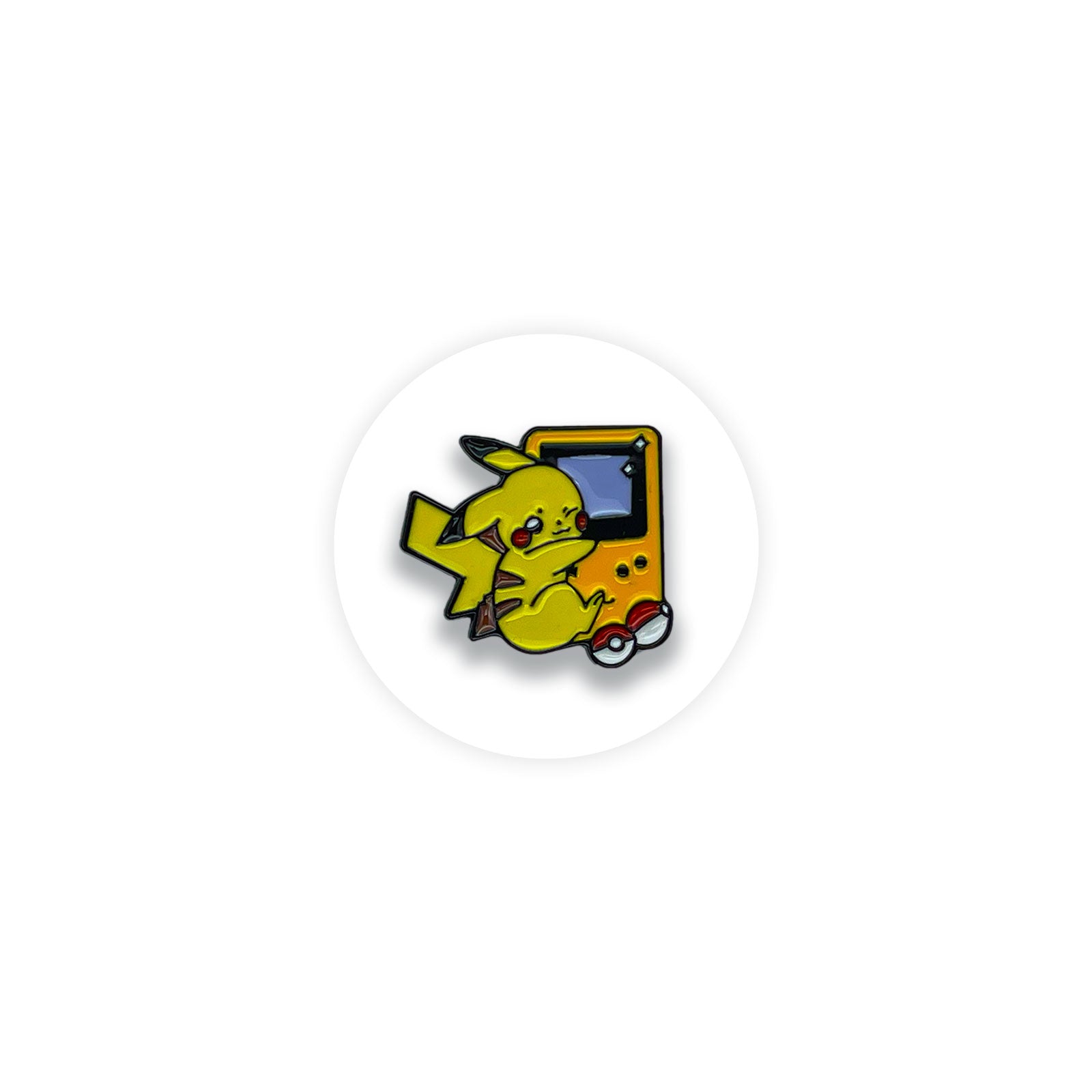 Pikachu Pokemon Retro Game Manga Japan Enamel Pin Badge - Kuzi Tees