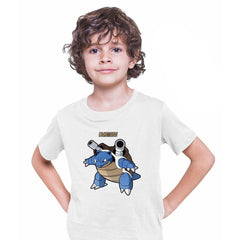 Blastoise Pokemon Go Kids T-Shirt Printed Manga Japan Birthday Gift Boys Top T-shirt for Kids - Kuzi Tees