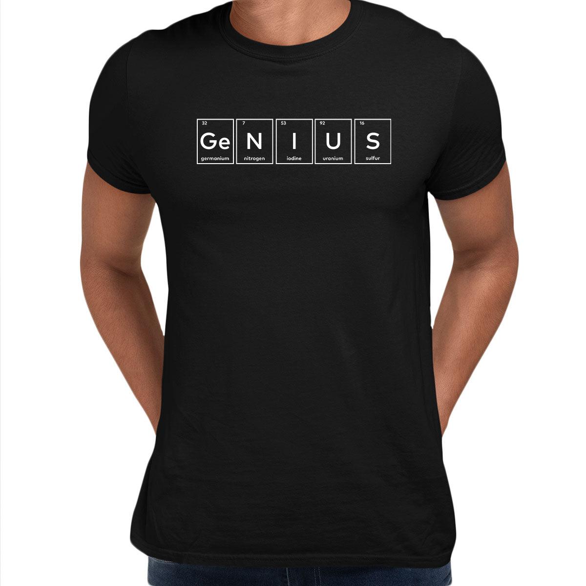 Genius Mens Funny T-Shirt Novelty Joke T-Shirt Rude Gift Him Dad Birthday Slogan Unisex T-Shirt - Kuzi Tees