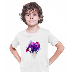Fluid 3D T-Shirt Mixed Shapes Abstract Design Birthday Gift Funny T-shirt for Kids - Kuzi Tees
