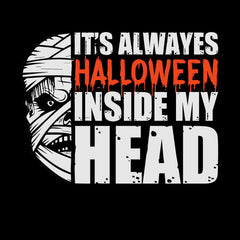 Halloween inside my head festive Unisex T-shirt - Kuzi Tees