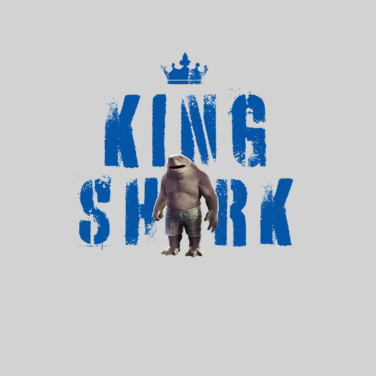 King Shark DC Funny Suicide Squad Typography Movie T-shirt for Kids - Kuzi Tees