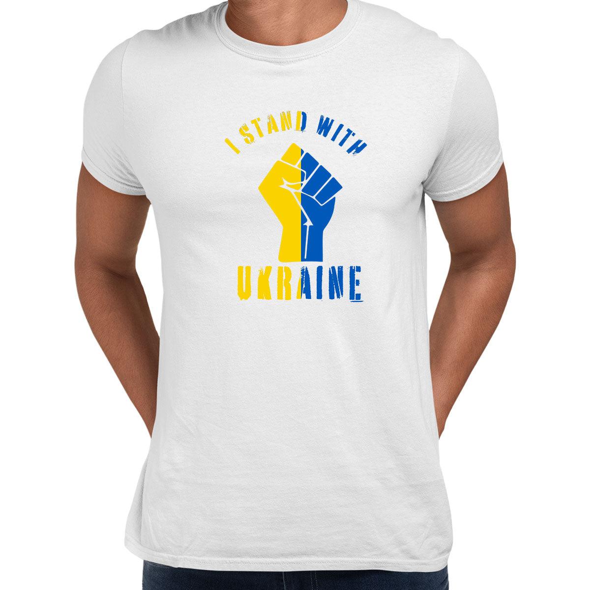 I Stand With UA T-Shirt Ukrainian Support - Kuzi Tees