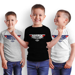 Top Gun Maverick Plane Logo T-shirt Movie Gift For Fan Kids T-shirt
