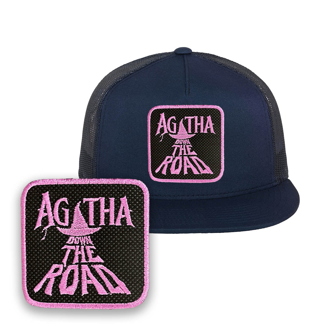 Agatha Down The Road Embroidered Baseball Hat by Forge Bros