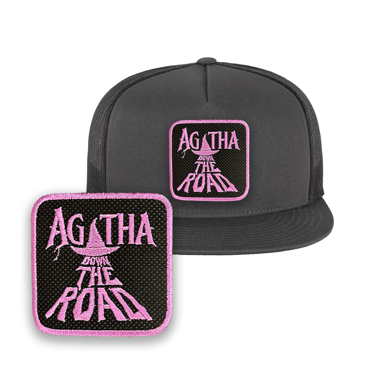 Agatha Down The Road Embroidered Baseball Hat by Forge Bros