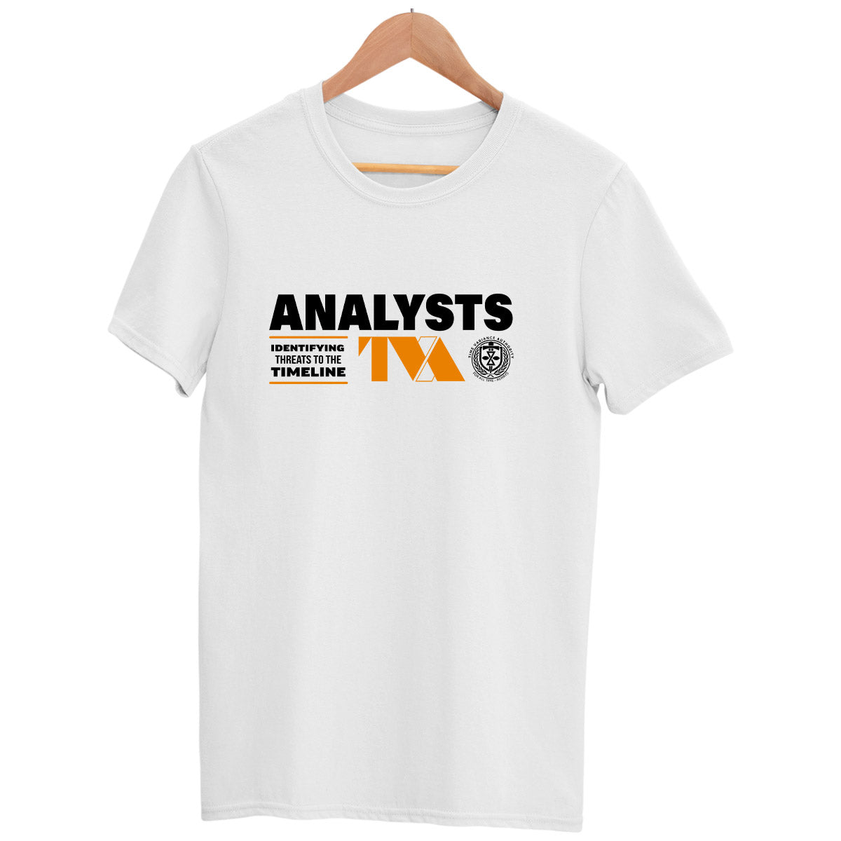 Loki 2 Analysts Mobius White T shirt Identifying Threads to the timeline  TVA