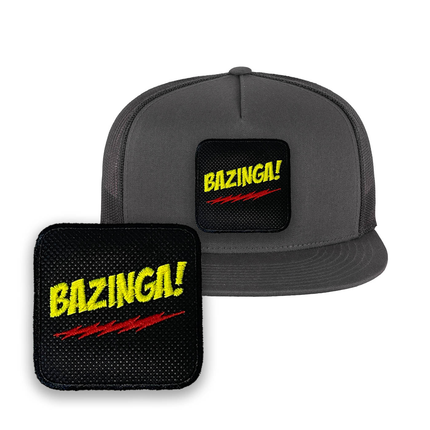 Bazinga Embroidered Baseball Cap Iconic Sheldon Cooper Phrase from The Big Bang Theory Forge Bros