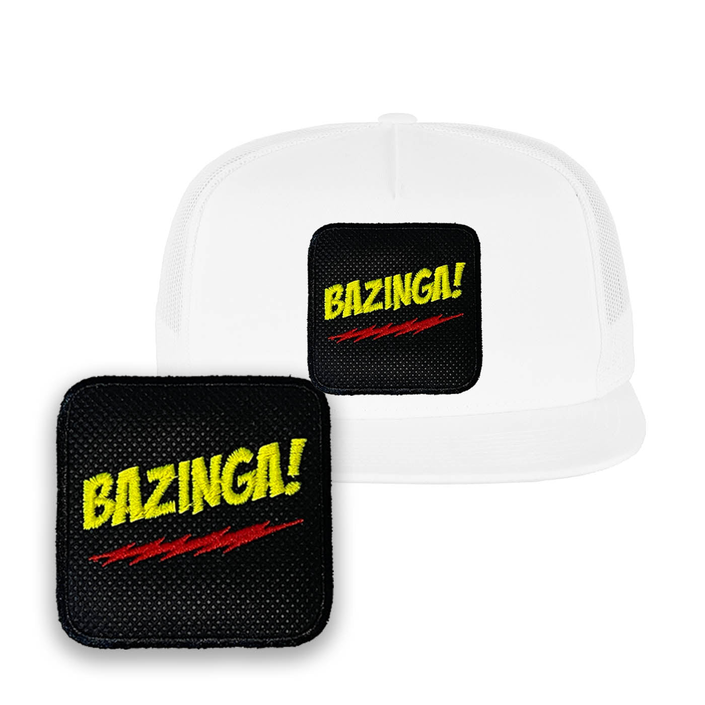 Bazinga Embroidered Baseball Cap Iconic Sheldon Cooper Phrase from The Big Bang Theory Forge Bros