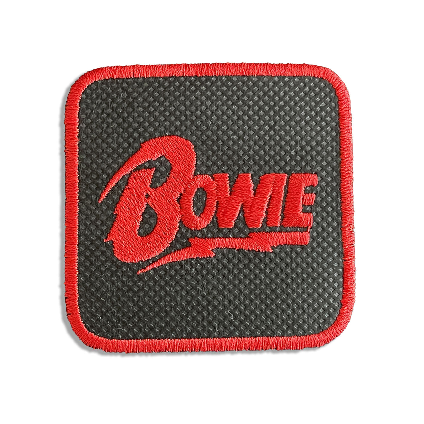 Bowie Cap Embroidered Velcro Patch Hat Music Icon Black, White, Grey