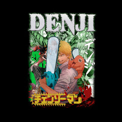 Chainsaw Man Denji Chainsaw Man Japanese Anime Manga T-shirt for Kids