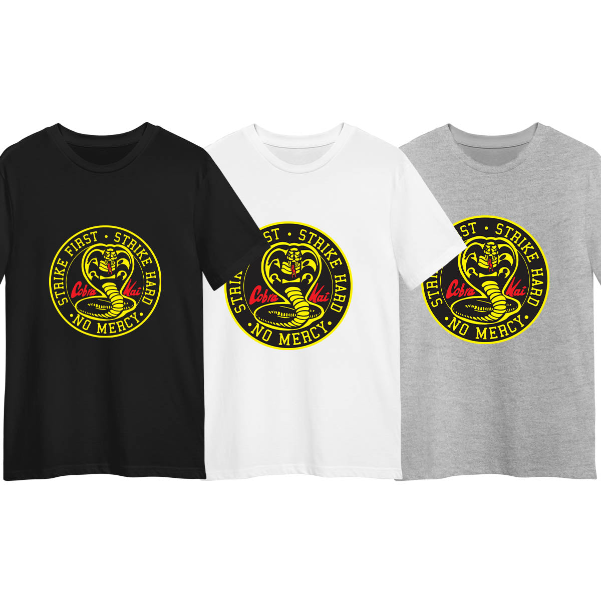 Cobra Kai T-shirt Karate Kid Movie Kung Fu Martial Arts Retro Gift Top ALL SIZES Unisex T-Shirt