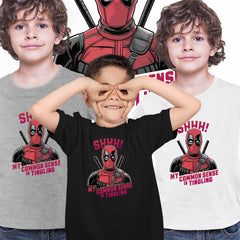 Dead Pool Movie Kids t-shirt Marvel Comix Ryan Reynolds