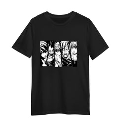 Death Note Characters Manga Black T-shirt Light Yagami Ryuk Misa Amane 
