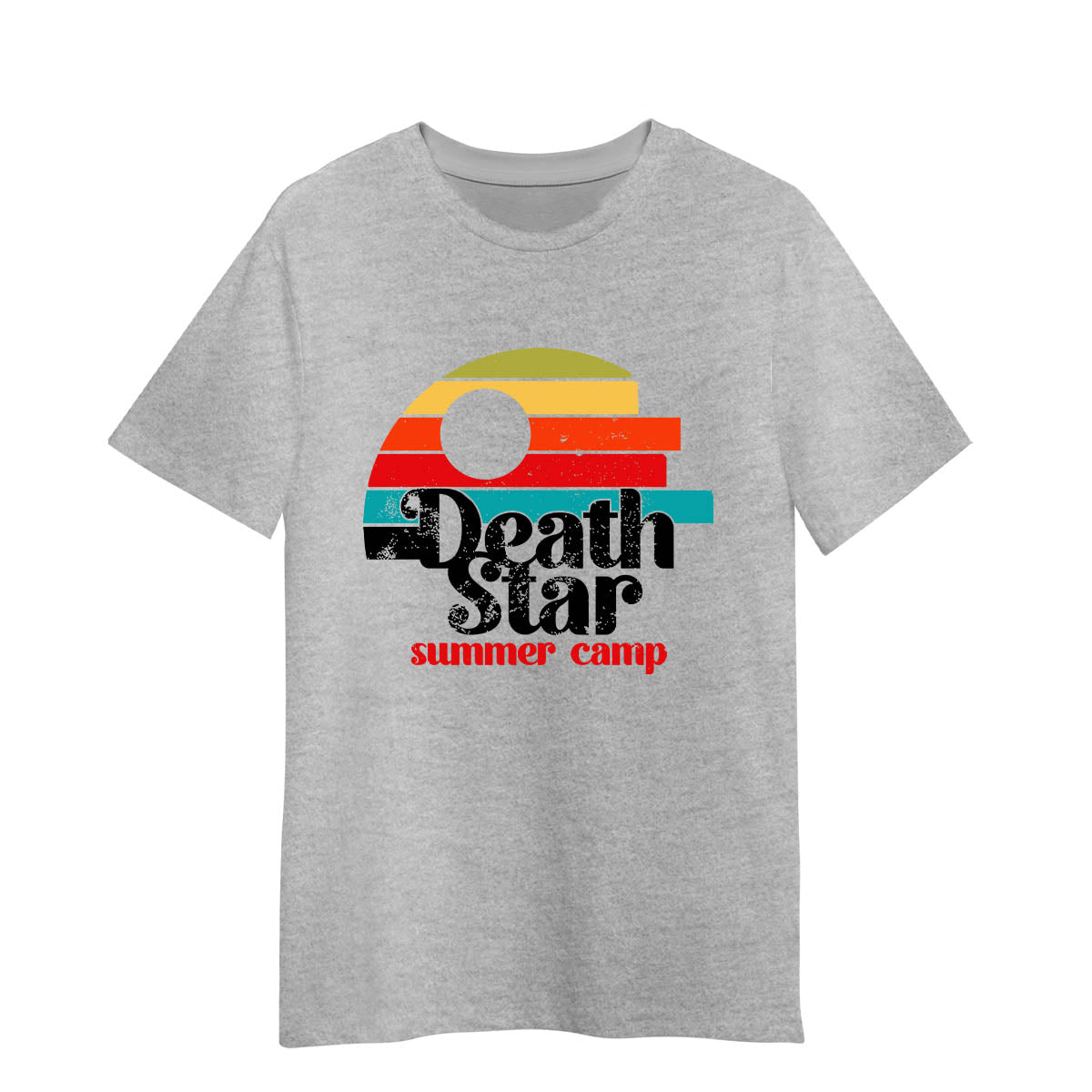 Death Star Summer Camp Dark Side Grey T-shirt