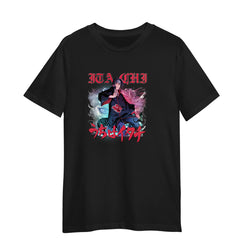 Demon Slayer Demon Hunter Squad Tanjiro Japanese Anime Manga Adult Unisex Black T-shirt