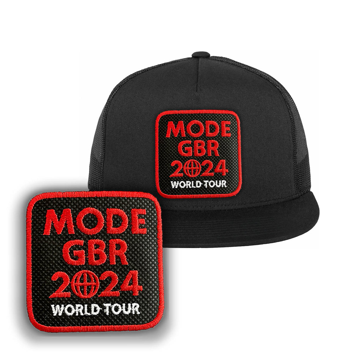 Depeche Mode Cap UK World Tour Music Embroidered Baseball Hat by Forge Bros