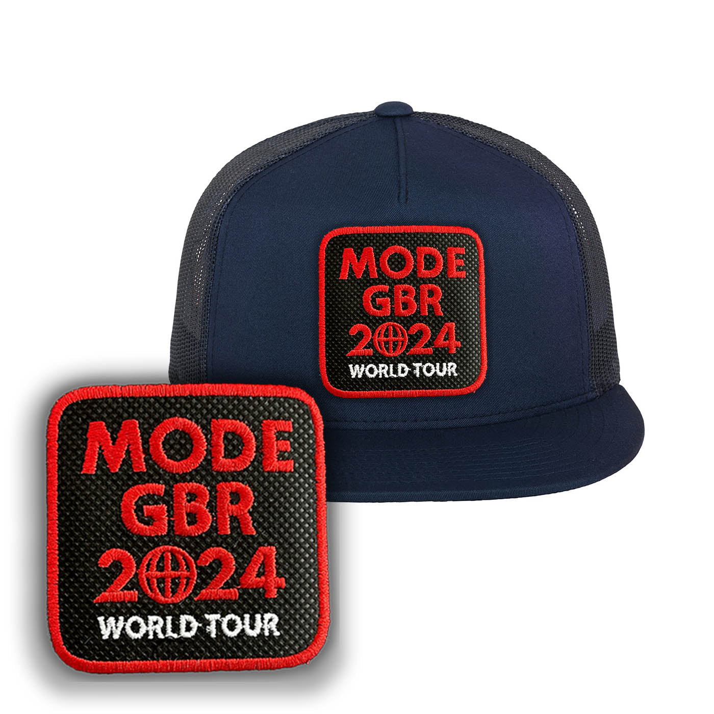 Depeche Mode Cap UK World Tour Music Embroidered Baseball Hat by Forge Bros