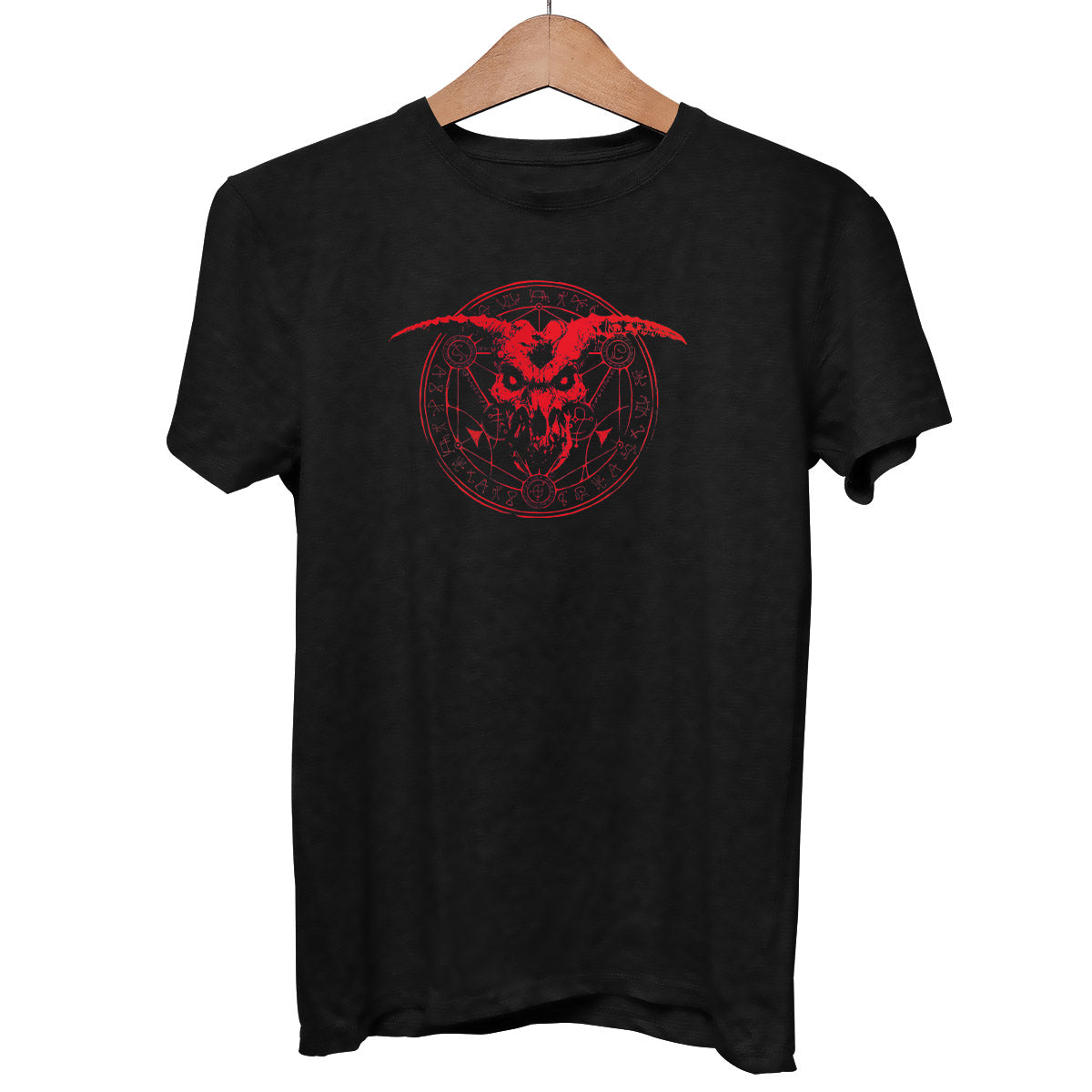 Doom Eternal Hellish Skull Game Master Slayer Unisex Black T-shirt