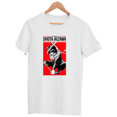 Eraserhead Shota Aizawa My Hero Academia Anime Adult Unisex White T-shirt