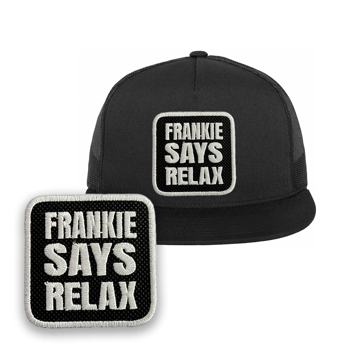 Frankie Says Relax Cap Music Embroidered Baseball Hat by Forge Bros