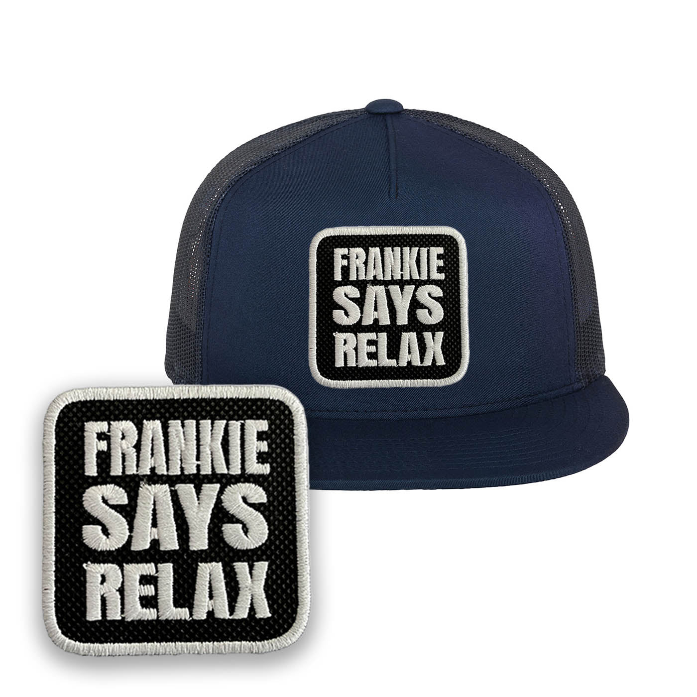 Frankie Says Relax Cap Music Embroidered Baseball Hat by Forge Bros