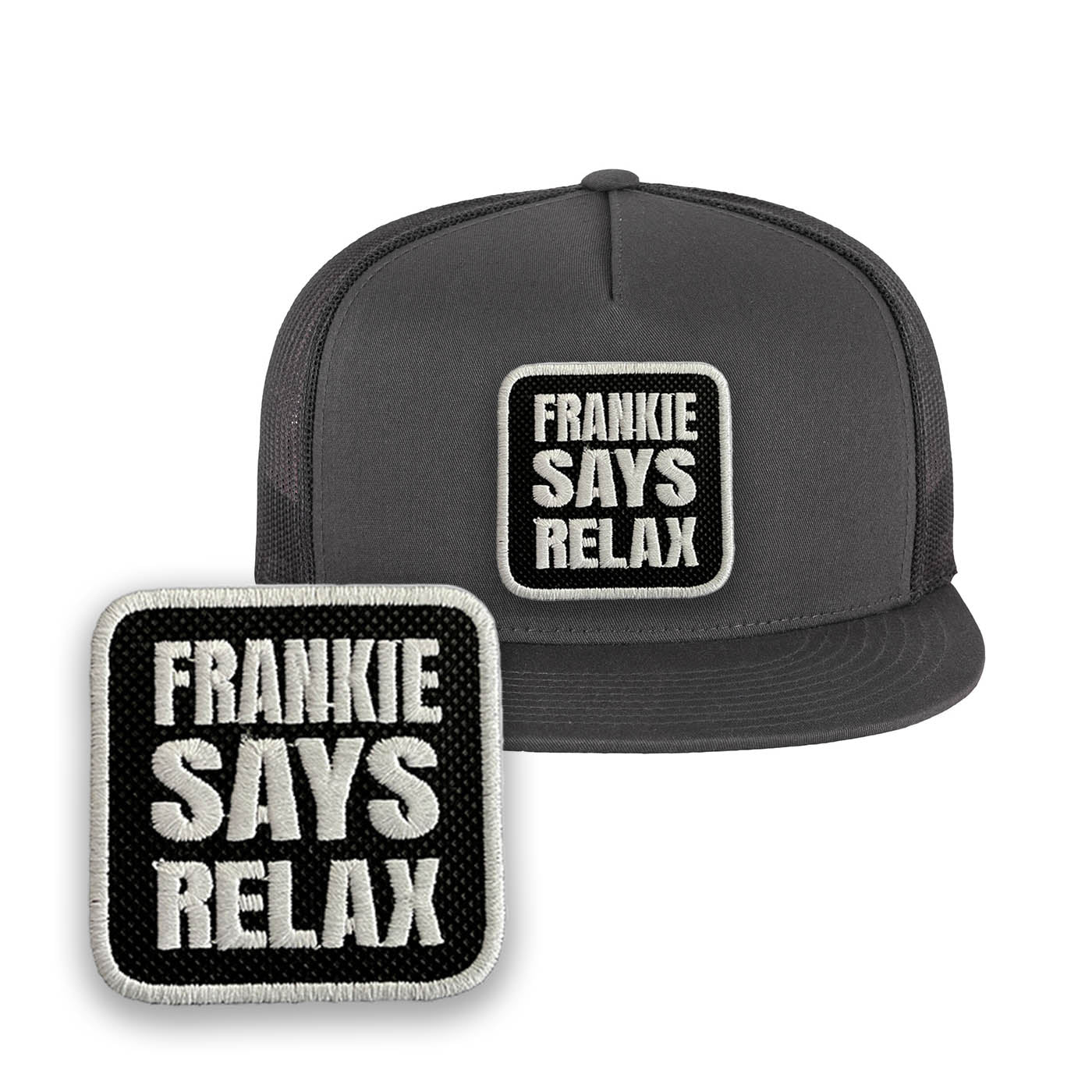 Frankie Says Relax Cap Music Embroidered Baseball Hat by Forge Bros