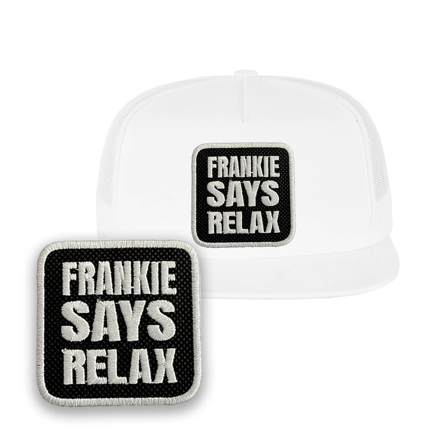 Frankie Says Relax Cap Music Embroidered Baseball Hat by Forge Bros