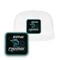 Gone Fishing Cap Embroidered Baseball Hat by Forge Bros