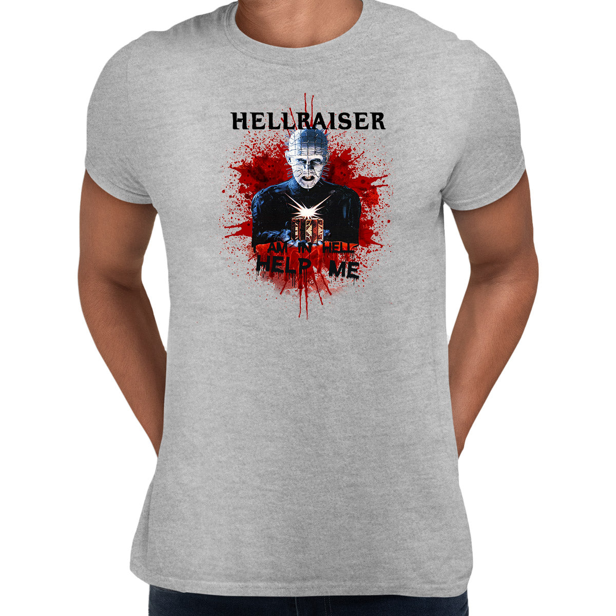 Hellraiser Horror Movie White T-shirtPerfect Gift Tee