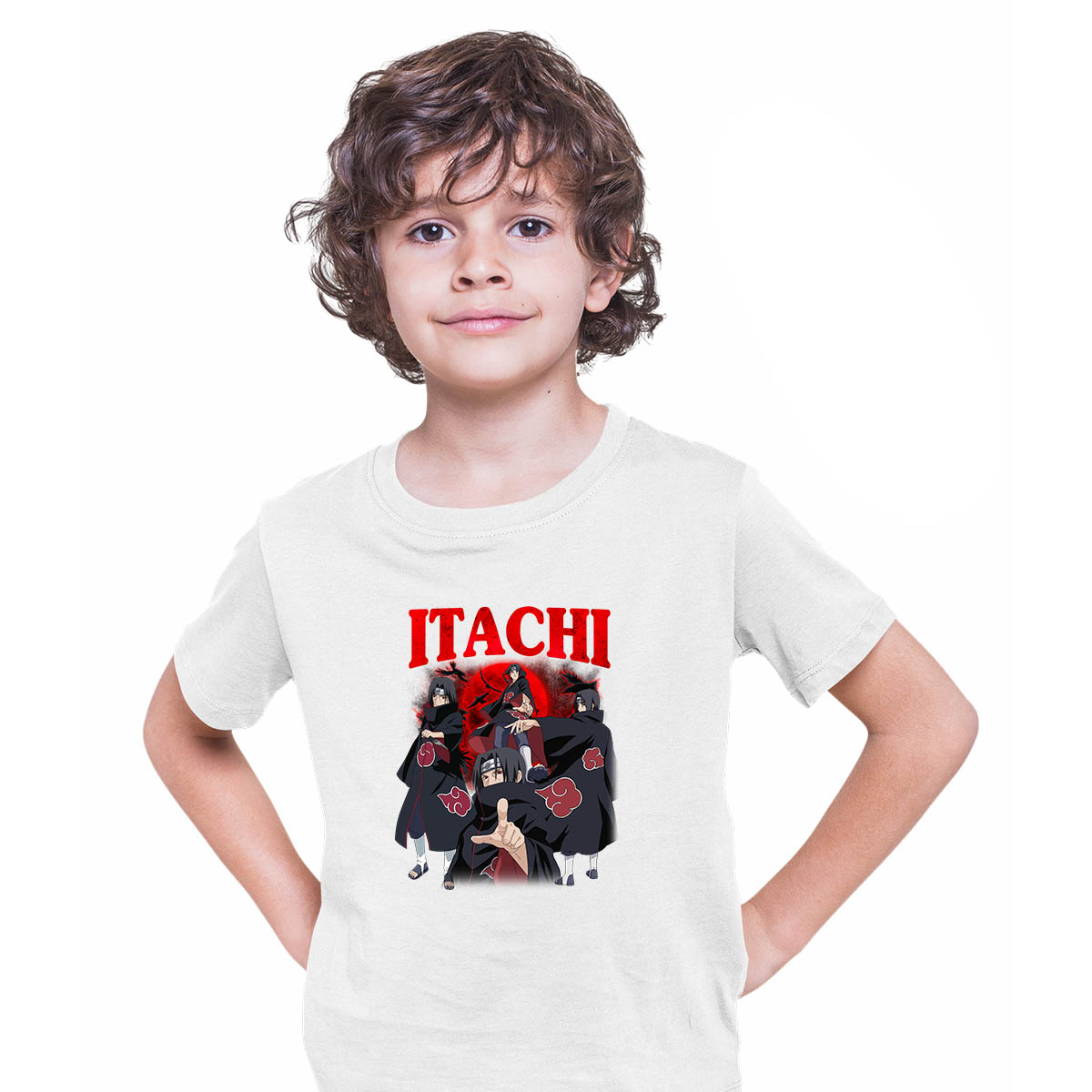 Itachi Uchiha Naruto  Series Graphic Art Japanese Manga Anime T-shirt for Kids