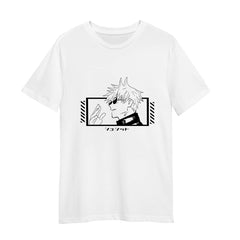 Jujutsu Kaisen Satoru Gojo Anime Manga Fans Adult Unisex White T-shirt