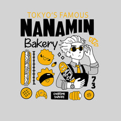 Jujutsu Kaisen Tokyo's Famous Nanamin Bakery Adult Unisex T-shirt