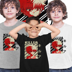 Killua Hunter X Hunter Japanese Anime T-shirt for Kids