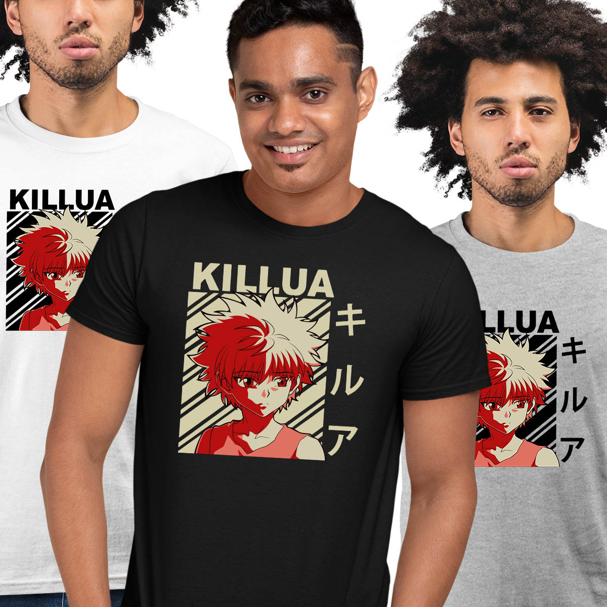Killua Hunter X Hunter Japanese Anime Adult Unisex T-shirt
