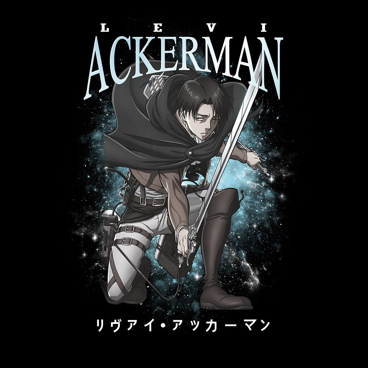 Levi Ackerman Manga AOT Attack On Titan Anime Gift Adult Unisex T-shirt