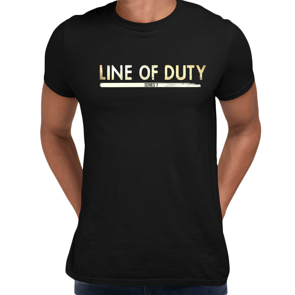 Line of Duty Series 7 BBC TV Drama Black T-shirt