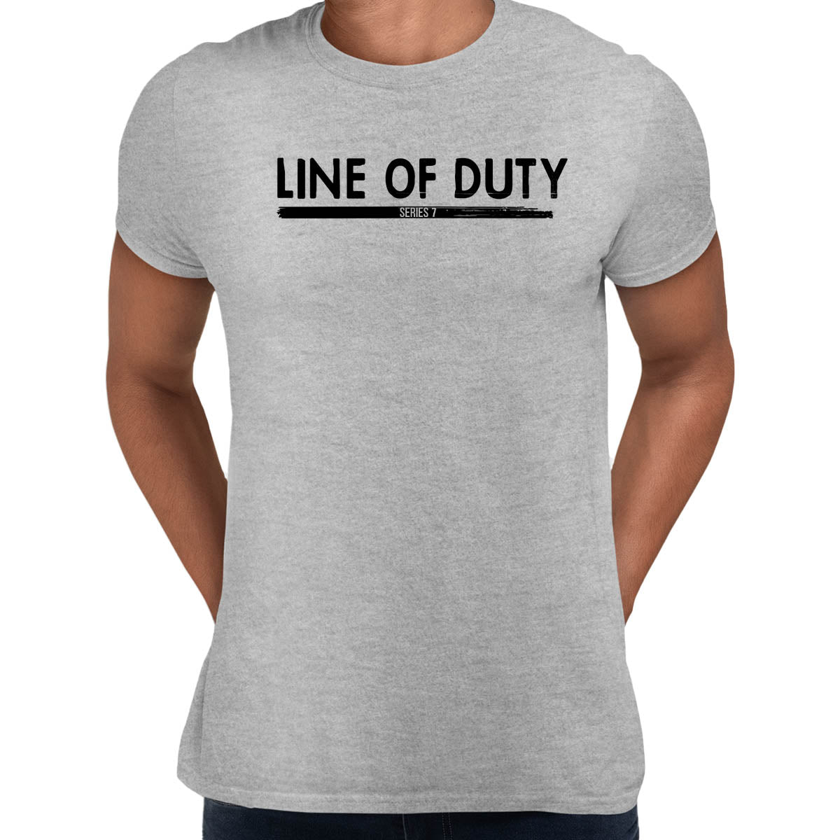 Line of Duty Series 7 BBC TV Drama Grey T-shirt