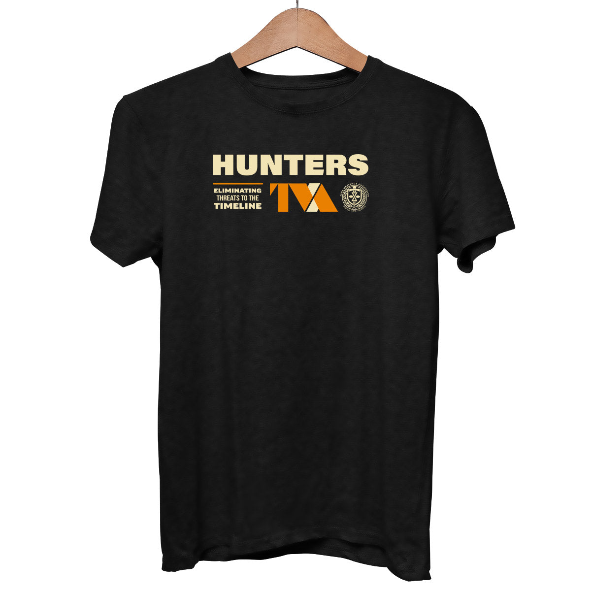 Loki 2 Hunters Black Adult T shirt TVA Hunter B-15 D-90 X-5 