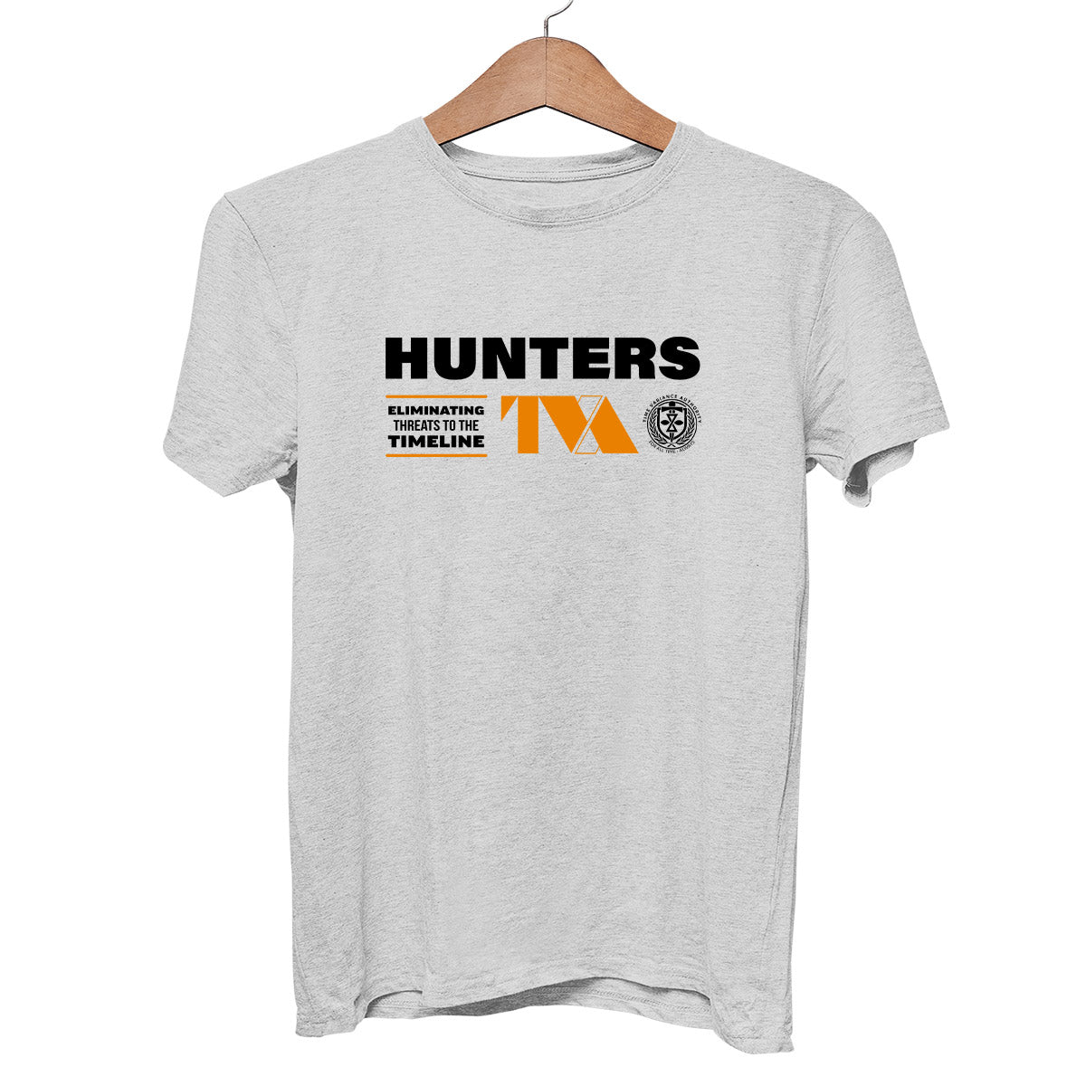 Loki 2 Hunters Grey Adult T shirt TVA Hunter B-15 D-90 X-5 