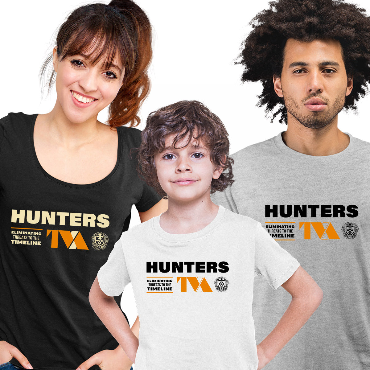 Loki 2 Hunters Adult T shirt TVA Hunter B-15 D-90 X-5 