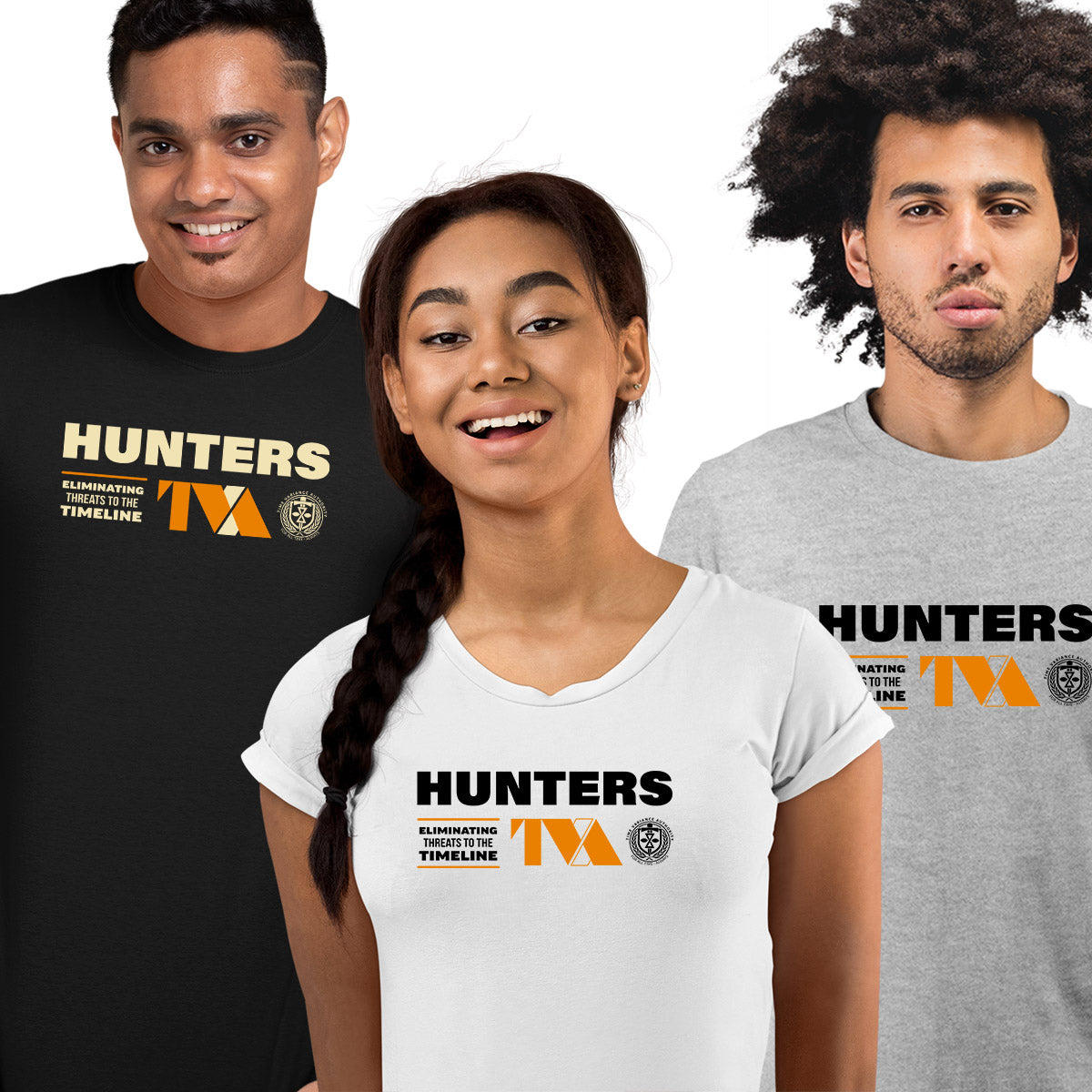 Loki 2 Hunters Adult T shirt TVA Hunter B-15 D-90 X-5 