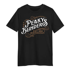 The Peaky Blinders Est Birmingham 1919 Tommy Shelby's Tee Retro Movie