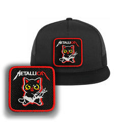 Metalicat Cap Heavy Metal Embroidered Baseball Hat by Forge Bros